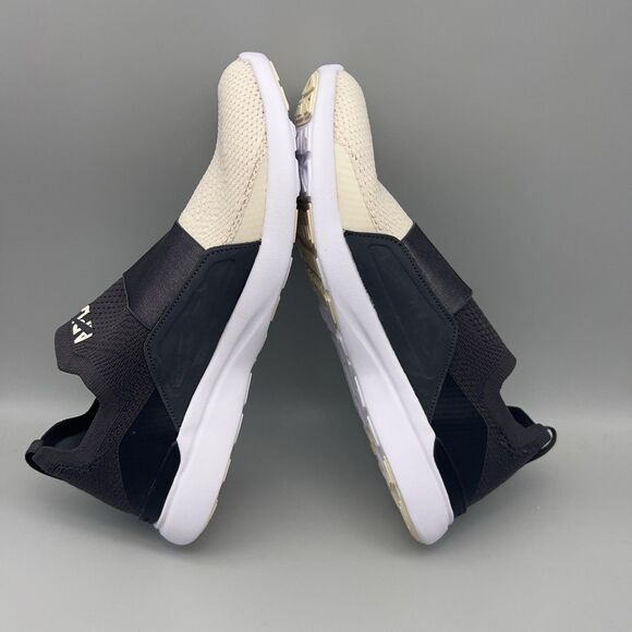 APL Womens Size 9.5 Black Cream Slip-On TechLoom Bliss Shoes Running Training - Picture 9 of 12